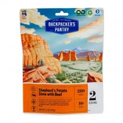 Second Gear WNC Camp Backpacker's Pantry Shepherd's Potato Stew W/Beef, 2 Servings