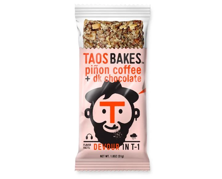 Second Gear WNC Taos Bakes Bar, Piñon Coffee & Dark Chocolate
