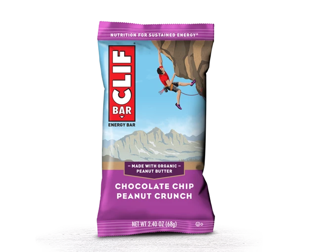 Second Gear WNC Clif Bar, Chocolate Chip Peanut Crunch Camp
