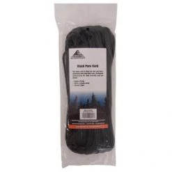 Second Gear WNC Camp Liberty Mountain Paracord, Black, 50 Ft