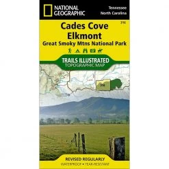 Second Gear WNC National Geographic Map - Cades Cove / Elkmont / GSMNP #316 Books & Maps