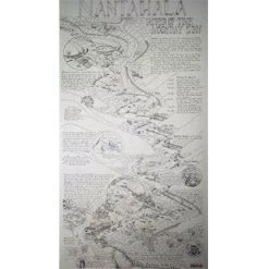 Second Gear WNC William Nealy, Nantahala River Cartoon Map