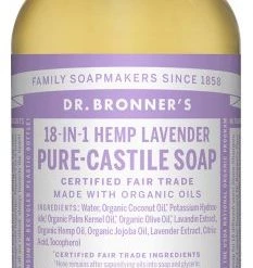 Second Gear WNC Dr. Bronners Hemp Soap, Lavender, 2 Oz. More