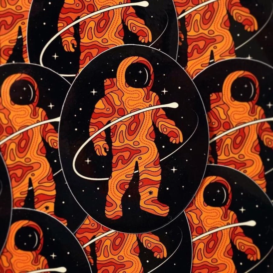 Second Gear WNC Menottees Orange Spaceman More