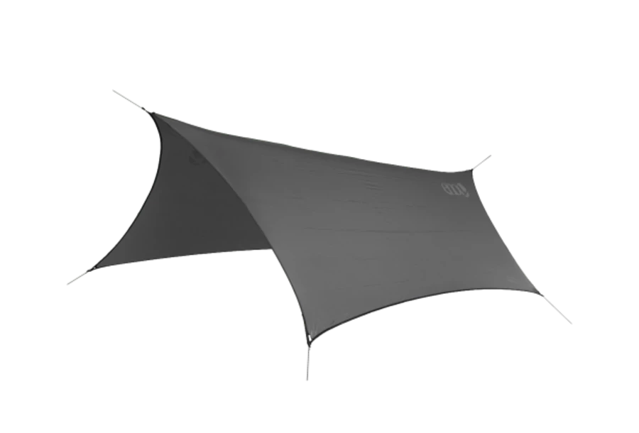 Second Gear WNC ENO ProFly Sil Rain Tarp, Charcoal Camp