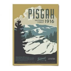 Second Gear WNC More The Landmark Project Pisgah Forest Poster (18"x24")