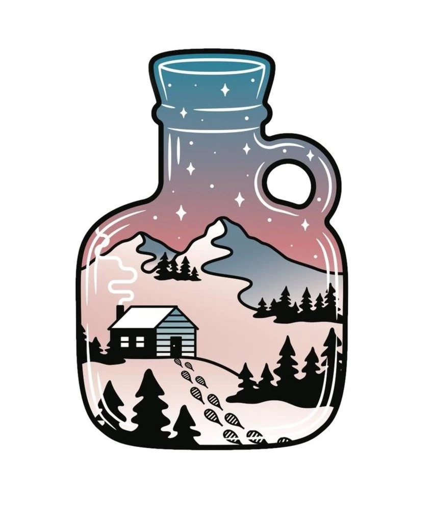 Second Gear WNC More Sticker Art Winter Wonderland