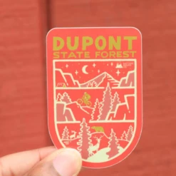 Second Gear WNC All Terrain Dupont Sticker, Red