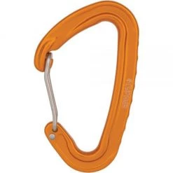 Second Gear WNC Cypher Ceres II Wiregate Carabiner - Orange Climb