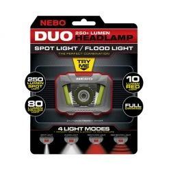 Second Gear WNC Camp Nebo DUO Headlamp, 250 Lumen