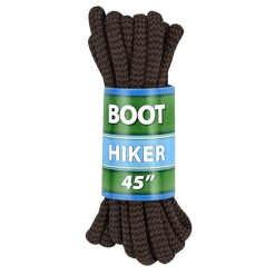 Second Gear WNC Shoe Gear Boot Laces, Brown/Black, 45" Women