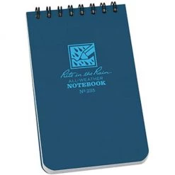 Second Gear WNC Rite In The Rain Notepad 3 X 5, Blue