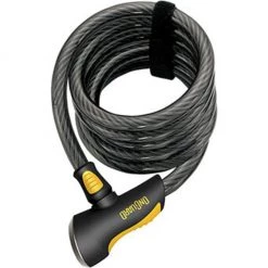 Second Gear WNC Bike OnGuard 8028 Doberman Coil Cable Lock (KEY)