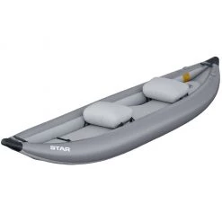 Second Gear WNC STAR Outlaw Ll Inflatable Kayak, Grey Paddle
