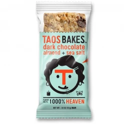Second Gear WNC Taos Bakes Bar, Dark Chocolate Almond + Sea Salt Camp