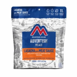 Second Gear WNC Mountain House Lasagna W/ Meat Sauce, Pouch Camp
