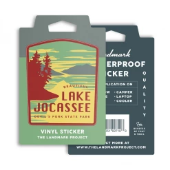 Second Gear WNC The Landmark Project Vinyl Sticker, Lake Jocassee