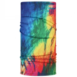 Second Gear WNC More Black Strap Daily Tube Neck Gaiter, Tie Dye