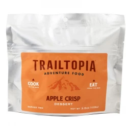 Second Gear WNC Trailtopia Adventure Food, Apple Crisp Dessert Camp