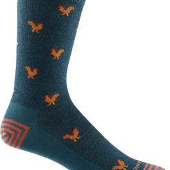 Second Gear WNC Darn Tough Strut Crew Lightweight Socks, Dark Teal, Men's XL / Style 6060