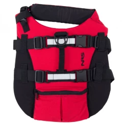 Second Gear WNC NRS CFD Dog Life Jacket, Red, XS