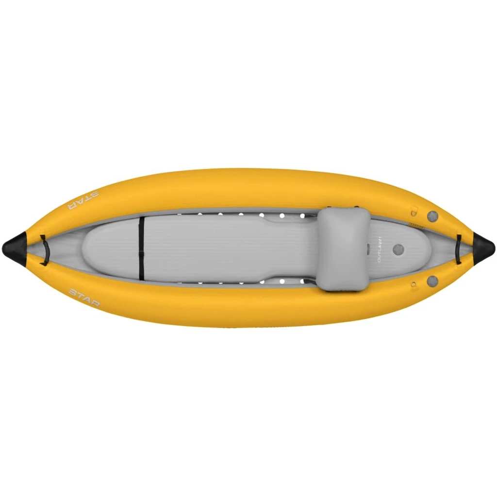 Second Gear WNC STAR Outlaw L Inflatable Kayak, Yellow