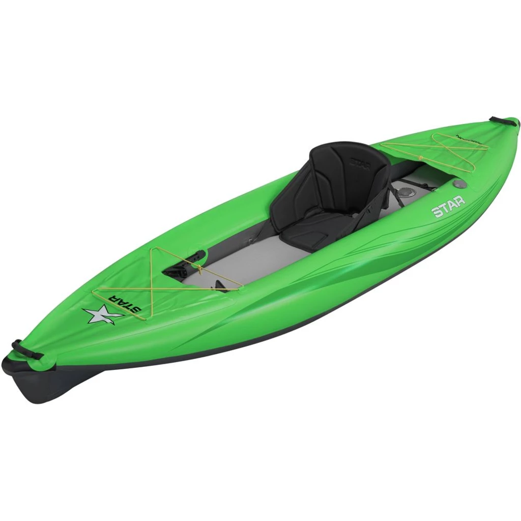 Second Gear WNC STAR Paragon Inflatable Kayak, Lime, 11'2"