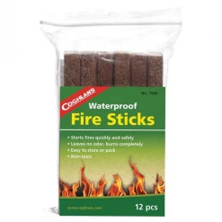 Second Gear WNC Coghlans Waterproof Fire Sticks, 12pk Camp
