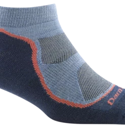 Second Gear WNC Darn Tough Light Hiker No Show Lightweight Hiking Sock, Denim, Women's S / SKU 1986