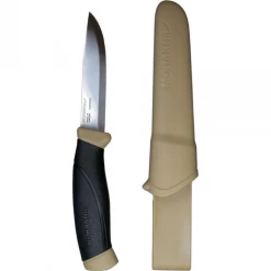 Second Gear WNC Morakniv Companion Fixed Blade Knife, Desert Camp