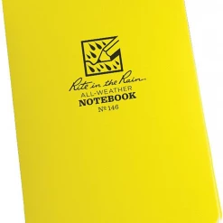 Second Gear WNC Rite In The Rain Notepad 4 X 6, Yellow Books & Maps