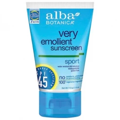 Second Gear WNC More Alba Bontanica Sport 45spf Sunscreen, 4oz