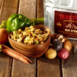 Second Gear WNC Camp Trailtopia Adventure Food Beef Stew, 2 Servings