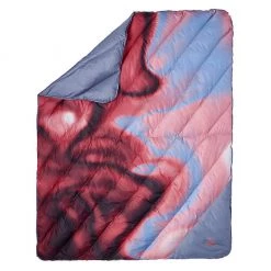 Second Gear WNC Kelty Galactic Down Blanket, Cranberry/Atmosphere