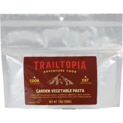Second Gear WNC Camp Trailtopia Adventure Food, Garden Vegetable Pasta, 2 Servings, (V)