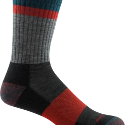 Second Gear WNC Darn Tough Heady Stripe Micro Crew Lightweight Merino Socks, Gray, Men's M SKU 1924