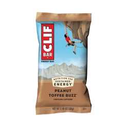 Second Gear WNC Camp Clif Bar, Peanut Toffee Buzz