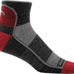 Second Gear WNC Women Darn Tough 1/4 Lightweight Socks, Team DTV, Men's M / Style 1715