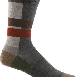 Second Gear WNC Darn Tough Eclipse Crew Lightweight Socks, Green, Men's XL / Style 6028 Women