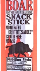 Second Gear WNC Pearson Ranch Wild Boar Hickory Snack Stick, 1oz
