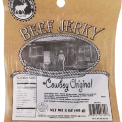 Second Gear WNC Camp Pearson Ranch Cowboy Original Beef Jerky, 3oz