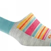 Second Gear WNC Darn Tough Topless Sunbaked No Show Hidden Lifestyle Sock, Aqua, Women's M, SKU 6046