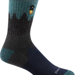 Second Gear WNC Darn Tough Number 2 Micro Crew Midweight With Cushion Socks, Gray, Men's M / Style 1974 Women