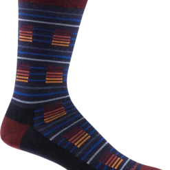 Second Gear WNC Darn Tough Mesa Crew Lightweight Socks, Navy, Men's L / Style 6067