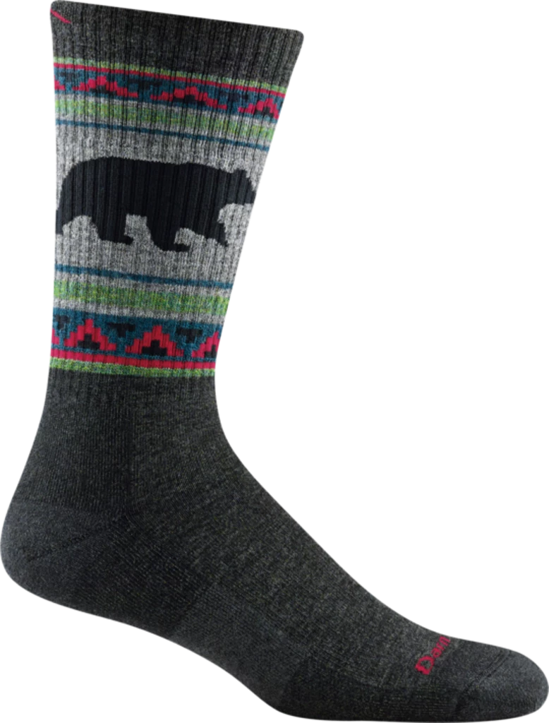 Second Gear WNC Darn Tough Vangrizzle Boot Midweight With Cushion Socks, Charcoal, Men's XL / Style 1980