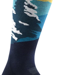 Second Gear WNC Darn Tough Solstice OTC Midweight With Cushion Socks, Dark Teal, Women's L / Style 8023
