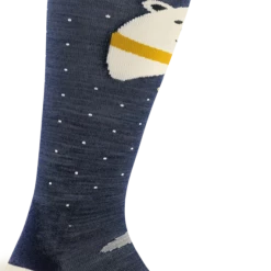 Second Gear WNC Darn Tough Polar Bear OTC Midweight With Cushion, Blue, Kids' L / Style 1891