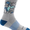 Second Gear WNC Darn Tough Zuni Coolmax Micro Crew Midweight With Cushion Socks, Light Gray, Women's S / Style 1957