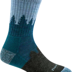 Second Gear WNC Darn Tough Treeline Micro Crew Midweight With Cushion Socks, Blue, Women's L / Style 1971