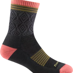 Second Gear WNC Darn Tough Sobo Micro Crew Lightweight With Cushion Socks, Charcoal, Women's L / Style 1977